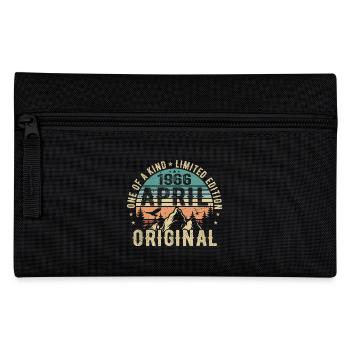 Born april 1966, legend since april 1966 - Pencil Case - black - Front