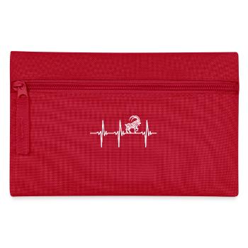 Heartbeat for Capricorns - Pencil Case - red - Front