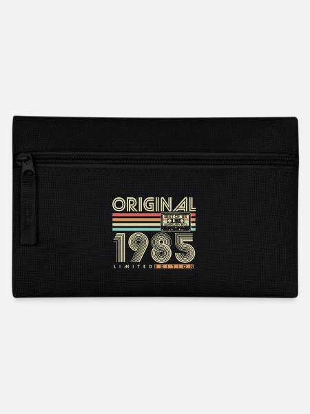 Original 1985 Jahrgang Vintage Geburtstag Retro - Federtasche - Schwarz