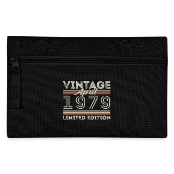 Avril 1979, Né en avril 1979 - 46e anniversaire - Trousse - noir - Devant