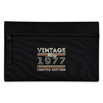 Mai 1977 Anniversaire 1977, Légendaire depuis mai 1977 - Trousse - noir - Devant