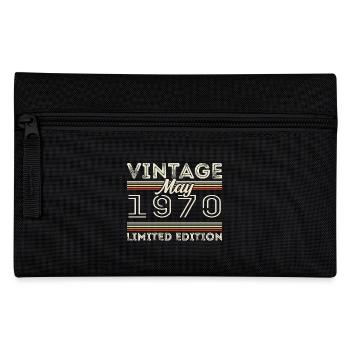 May 1970 Birthday 1970, Legendary since May 1970 - Pencil Case - black - Front