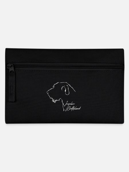 IRISCHER WOLFSHUND Profil Hunde Hund Wilsigns - Federtasche - Schwarz