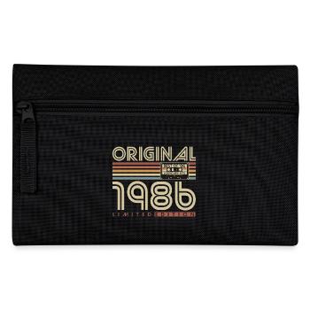 Original 1986 Vintage Vintage Anniversaire Rétro - Trousse - noir - Devant
