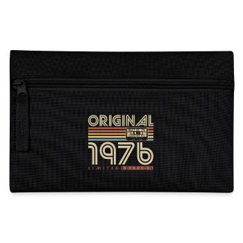 Original 1976 Jahrgang Vintage Geburtstag Retro - Federtasche - Schwarz - Vorne