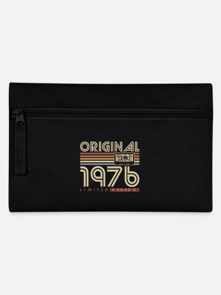 Original 1976 Vintage Vintage Anniversaire Rétro - Trousse - noir