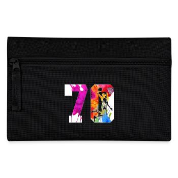70E ANNIVERSAIRE BASKET-BALL NUMÉRO 70 - Trousse - noir - Devant