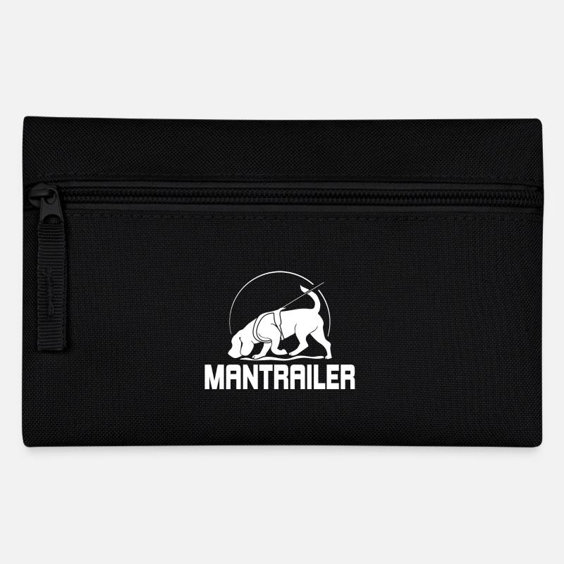 MANTRAILER Hundesport Suchhunde Hunde Hund - Federtasche - Schwarz