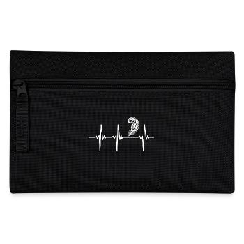 Battement de cœur pour d’élégantes plumes anciennes - Trousse - noir - Devant