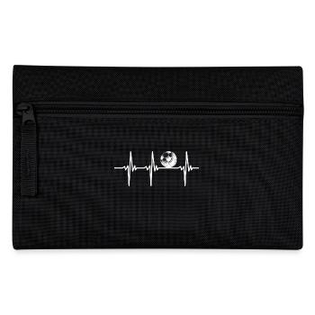 Heartbeat for football Sports - Pencil Case - black - Front