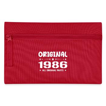 Né en 1986, Cadeau Anniversaire 1986 Original 1986 - Federtasche - Rot - Vorne