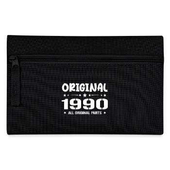 Né en 1990, Cadeau Anniversaire 1990 Original 1990 - Pencil Case - black - Front