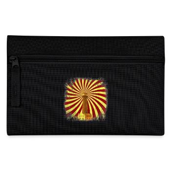 Heliosturm - Federtasche - Schwarz - Vorne