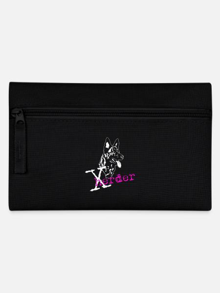 X- Herder pink - Federtasche - Schwarz