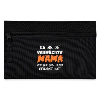 Verrückte Mama - Federtasche - Schwarz - Vorne