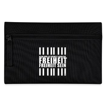 52_Freiheit_1_ - Federtasche - Schwarz - Vorne