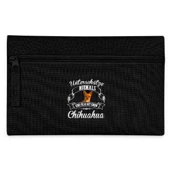 Chihuahua - Federtasche - Schwarz - Vorne