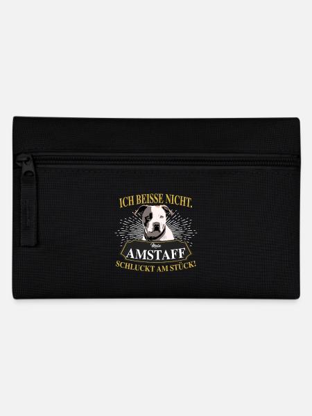 AMERICAN STAFFORDSHIRE TERRIER - Federtasche - Schwarz