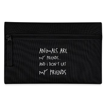 Animals are my Friends - Pencil Case - black - Front