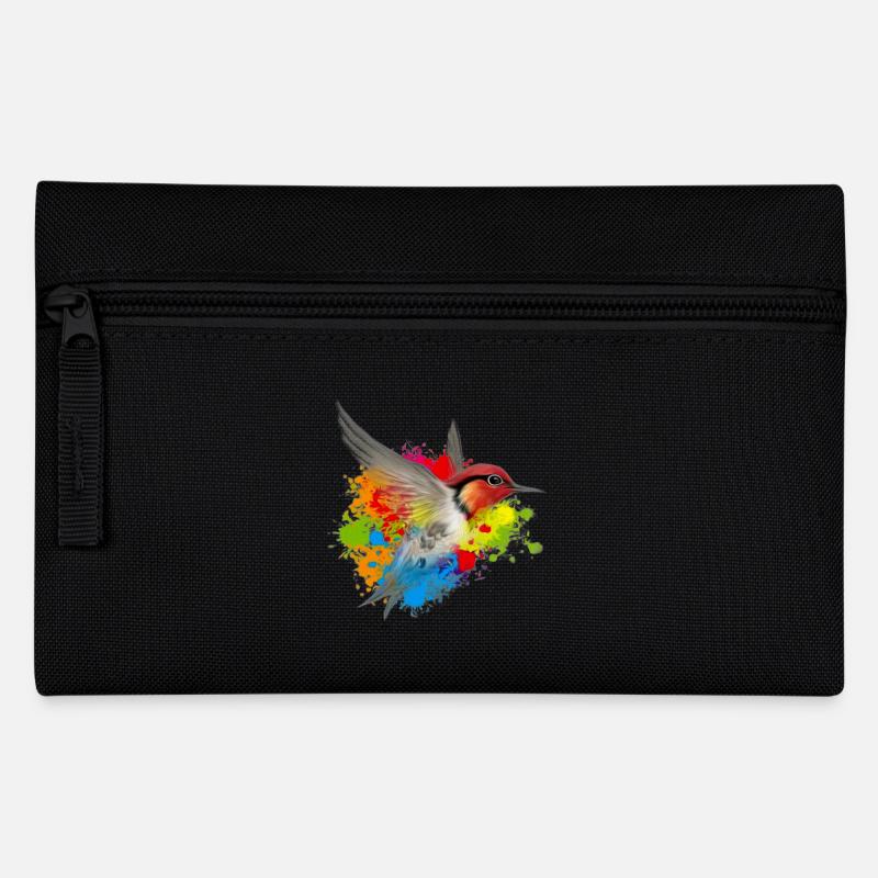Colibri Freund logo - Federtasche - Schwarz