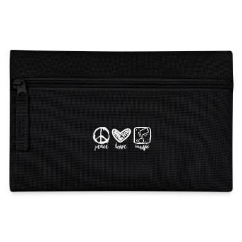 Peace Love Music - Musique Passion - Trousse - noir - Devant