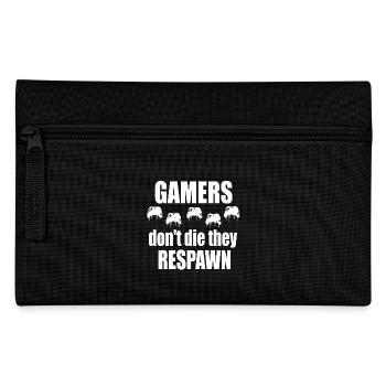 Gamer respawn - Pencil Case - black - Front