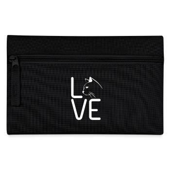 LOVE CAT - Pencil Case - black - Front