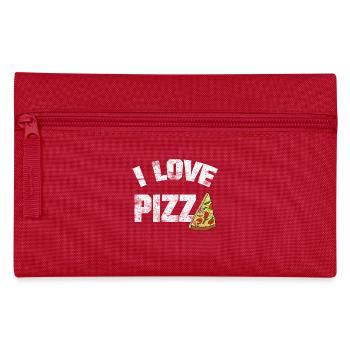 PIZZA PIZZA T-SHIRT J'AIME - Trousse - rouge - Devant