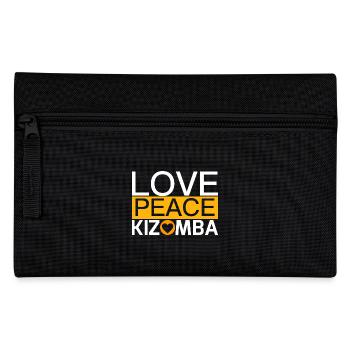 LOVE PEACE KIZOMBA - DanceShirts - Federtasche - Schwarz - Vorne