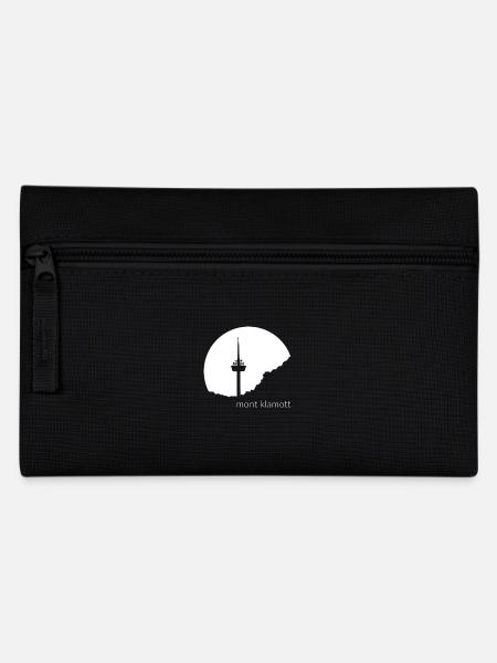 mont klamott auf schwarz - Federtasche - Schwarz