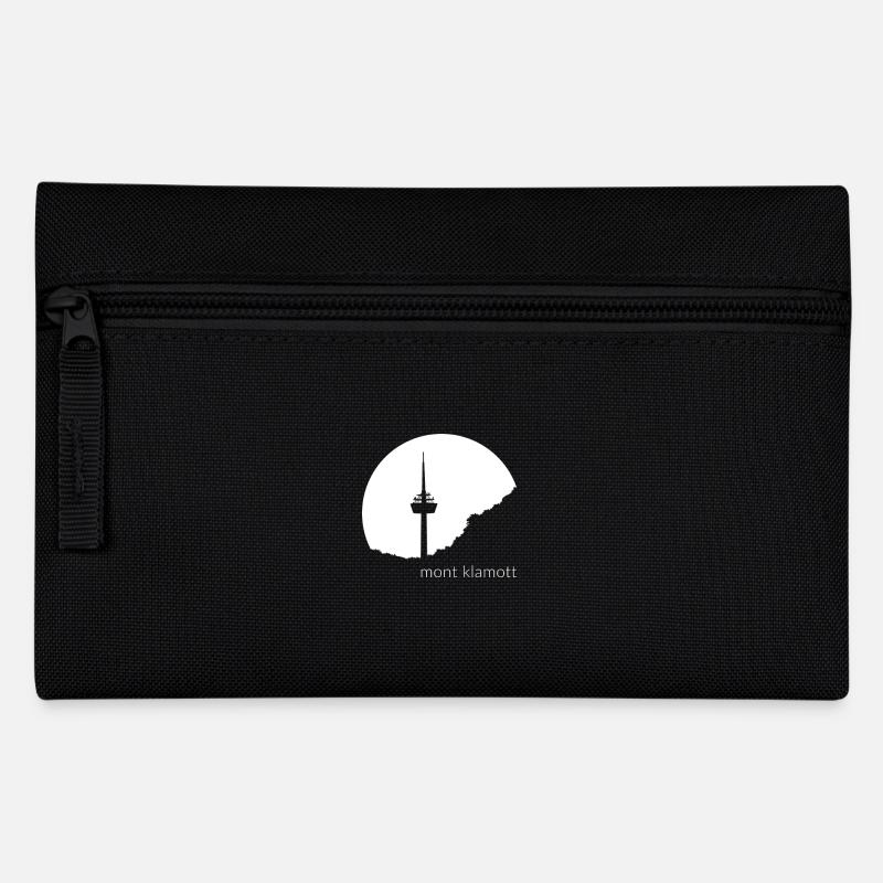 mont klamott auf schwarz - Federtasche - Schwarz