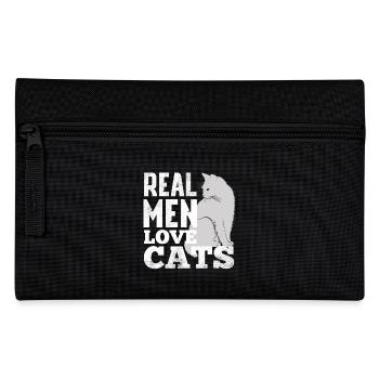 VRAIS HOMMES AIMENT CATS - Trousse - noir - Devant