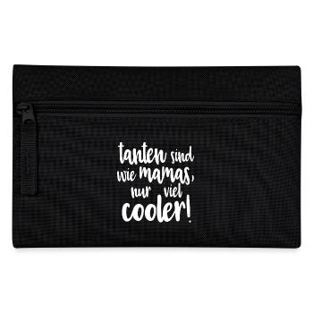 Tanten sind cooler als Mamas - Federtasche - Schwarz - Vorne