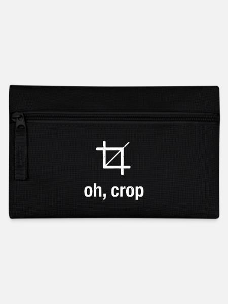 taking photos - Pencil Case - black