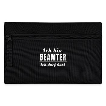 Ich bin Beamter ich darf das! - Federtasche - Schwarz - Vorne