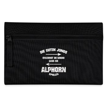 ALPHORN DIE GUTEN JUNGS GRUNGE STYLE SHIRT - Federtasche - Schwarz - Vorne