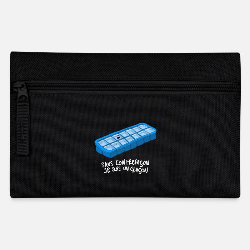 Sans contrefaçon je suis un glaçon - Trousse - noir