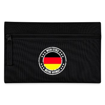 Mein Stolz, Meine Heimat ist Deutschland - Federtasche - Schwarz - Vorne