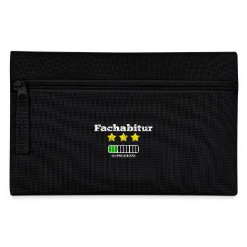 Fachabitur in progress / Schule / HATRIK DESIGN - Federtasche - Schwarz - Vorne