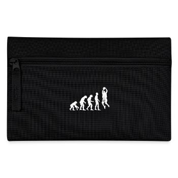 Basketball Evolution Ball Sport Geschenidee Fan - Federtasche - Schwarz - Vorne