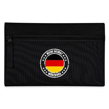Meine Heimat ist WÜRZBURG - Federtasche - Schwarz - Vorne