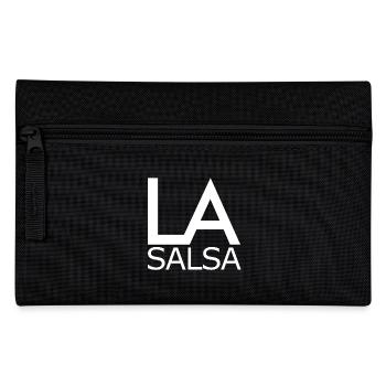 LA Salsa - Los Angeles Salsa - Salsa Danceshirt - Federtasche - Schwarz - Vorne