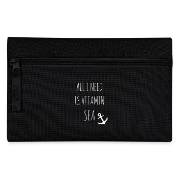 All I Need Is Vitamin Sea - Pencil Case - black - Front