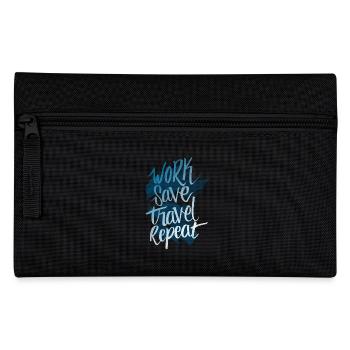 Speichern Work Travel Repeat - Dark - Federtasche - Schwarz - Vorne