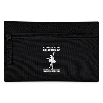 Ballerina | Balletttänzerin | Ballett | Tanzen - Federtasche - Schwarz - Vorne