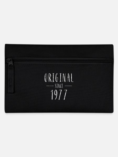 Original seit 1977 (distressed) - Baujahr 1977 - Federtasche - Schwarz