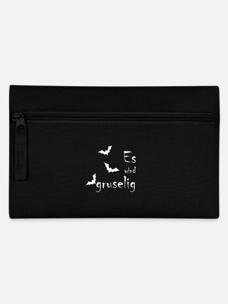Halloween. Grusel. Fledermaus. Vampire. Dracula - Federtasche - Schwarz