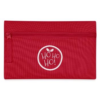 Ho Ho Ho Merry Christmas - Pencil Case - red - Front