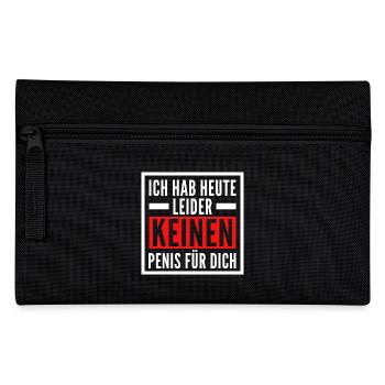 Männer - Kein Penis - Federtasche - Schwarz - Vorne