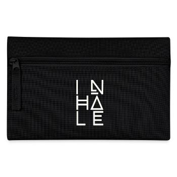 Breathe, inhale - Pencil Case - black - Front